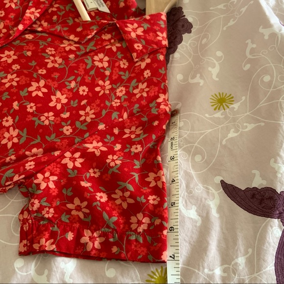 Christopher & Banks Dress size 4, Flower Print Red - Picture 12 of 17